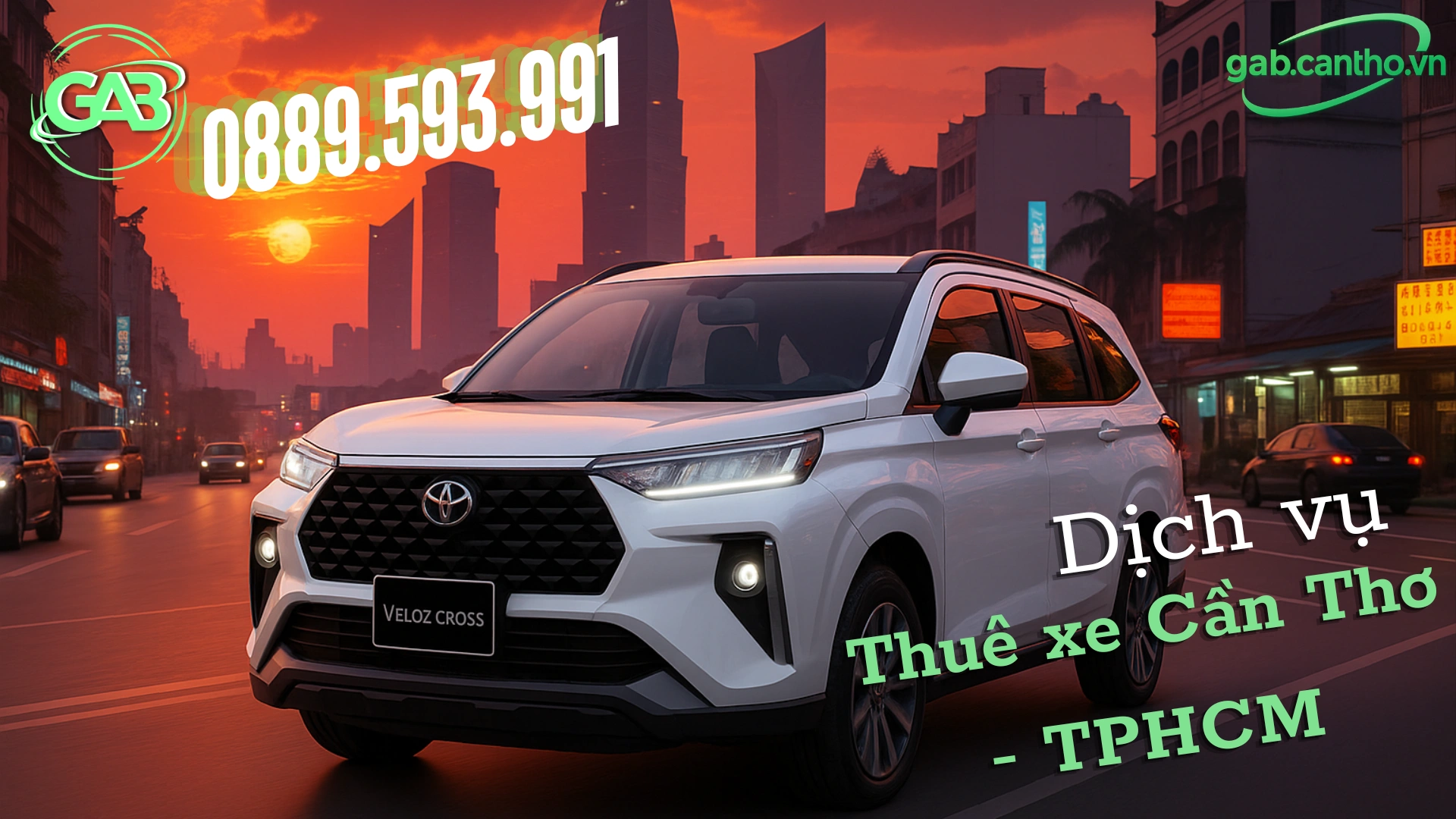 Dịch vụ xe tiện chuyến Cần Thơ